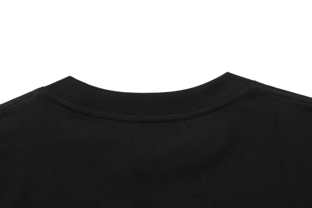P150 Chrome Hearts 2026 official website new style Sanskrit letter logo on the front and back, same style for men and women, short-sleeved T-shirt ·Customized 300g 100% double yarn pure cotton fabric ·Dyeing 32 counts double-strand thread ·Collar label, hangtag, main mark and three labels complete Color: Black Size: XS S M L